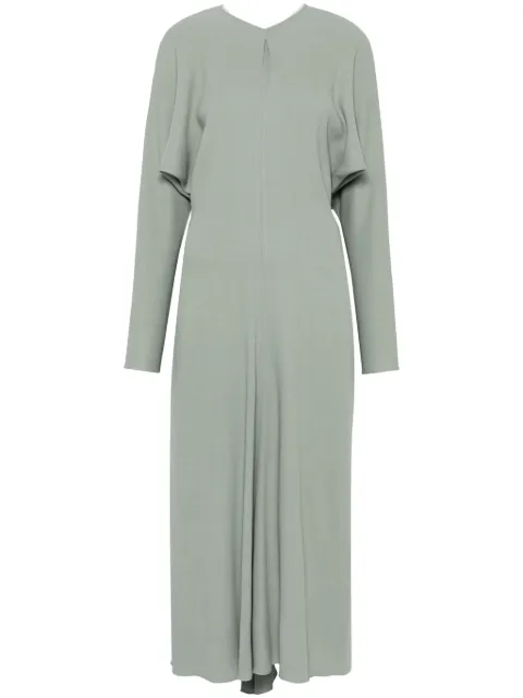 Victoria Beckham fine-ribbed crepe dress