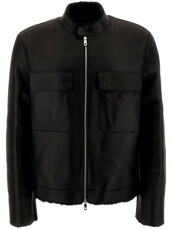 Desa 1972 Leather Jacket | Black | FARFETCH TR