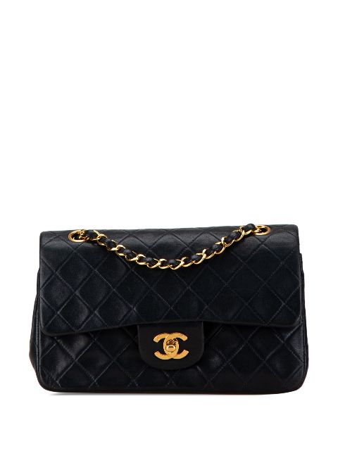 HOT SALE CHANEL 1991-1994 Small Classic Lambskin Double Flap shoulder bag Women