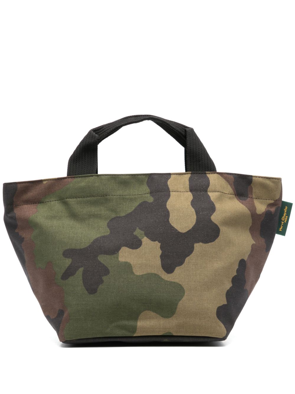 Hervé Chapelier camouflage-pattern tote bag - Green