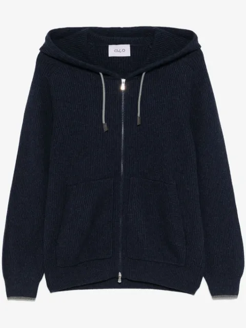 D4.0 hooded cardigan