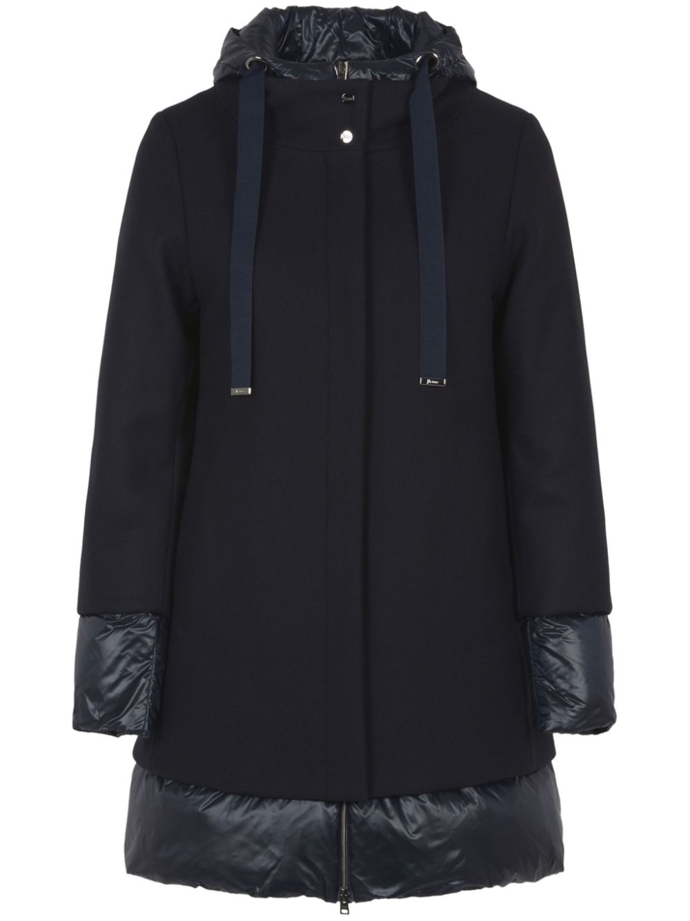 Herno panelled coat - Blue