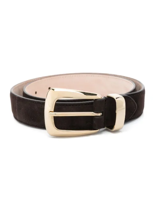 KHAITE ceinture en daim - Marron - KHAITE - Modalova