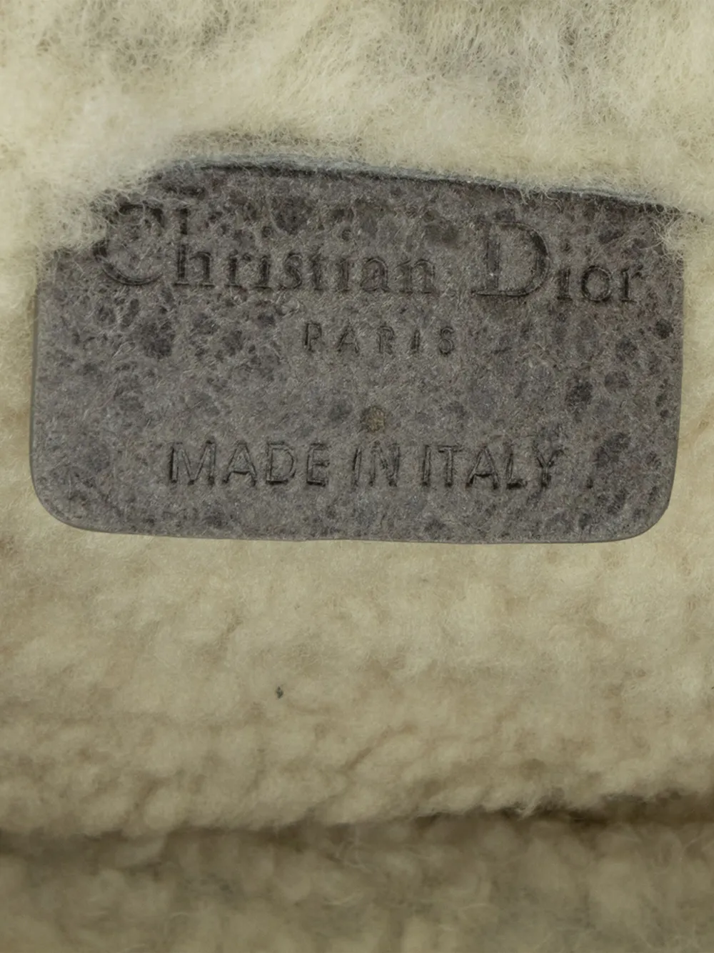 Affordable Christian Dior 2020 Medium Shearling Suede Saddle shoulder bag Women