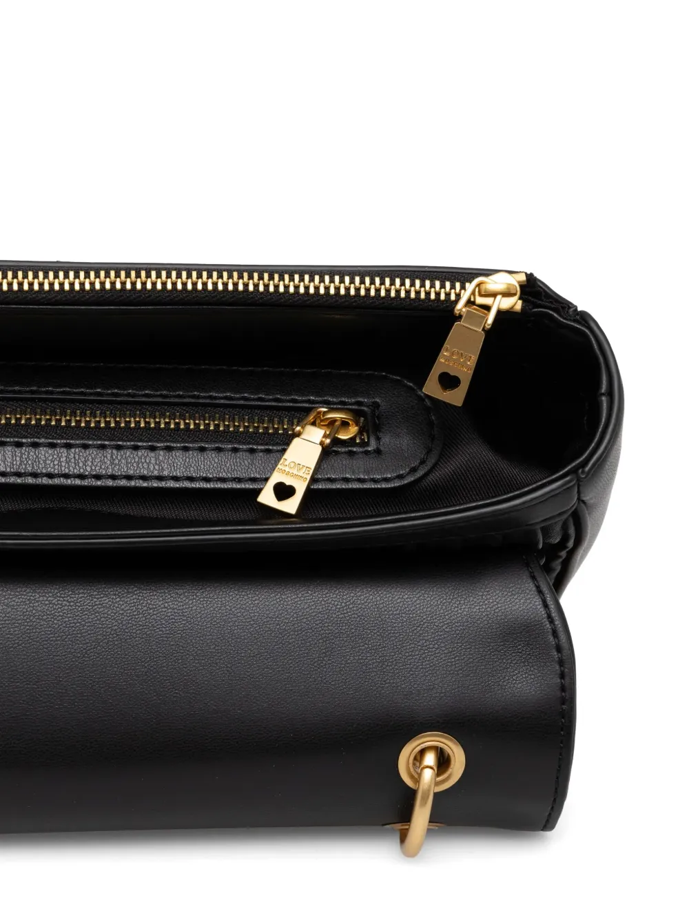 Love Moschino Crossbodytas met logoplakkaat Zwart