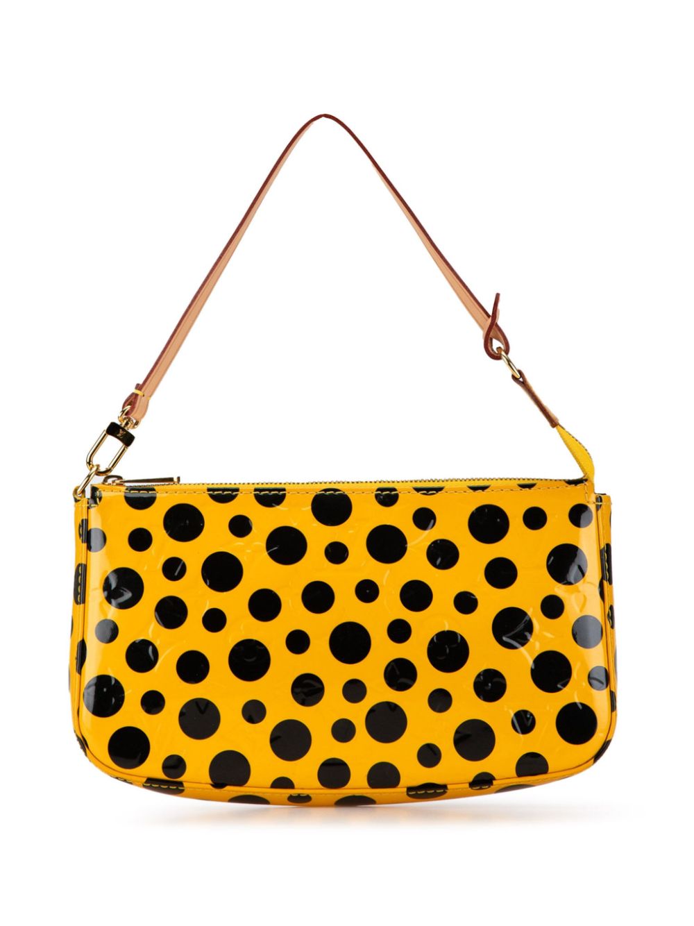 Louis Vuitton Pre-Owned 2012 x Yayoi Kusama Monogram Vernis Dots Infinity Pochette Accessoires shoulder bag - Yellow