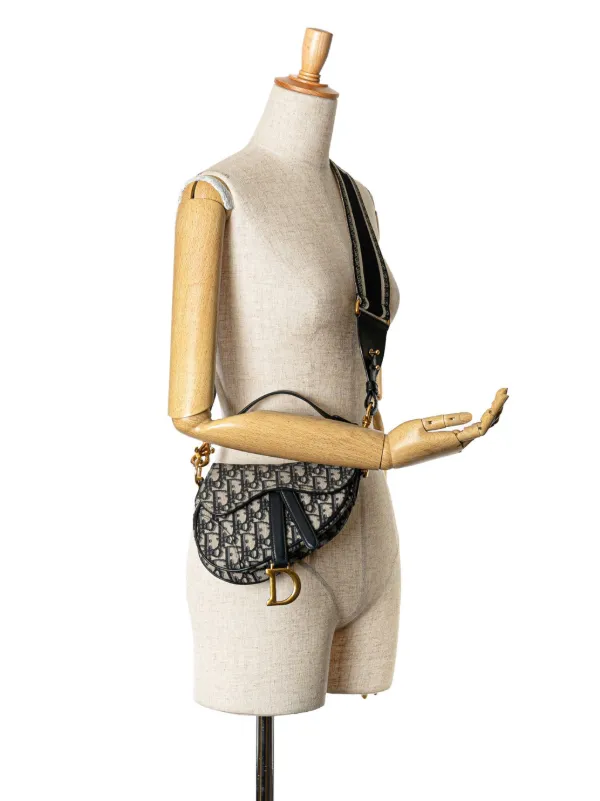 100％品質 Christian Dior Pre-Owned 2019 Mini Oblique Saddle Satchel その他