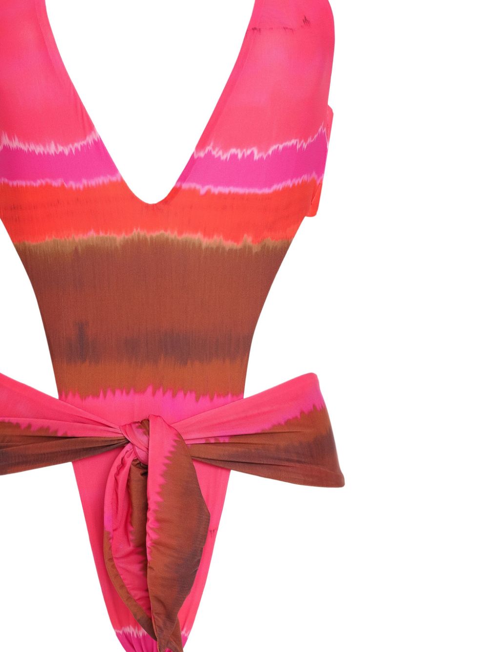 Amir Slama x Jade Picon trikini met tie-dye print - Roze