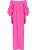 Amir Slama off-shoulder maxi dress - Pink