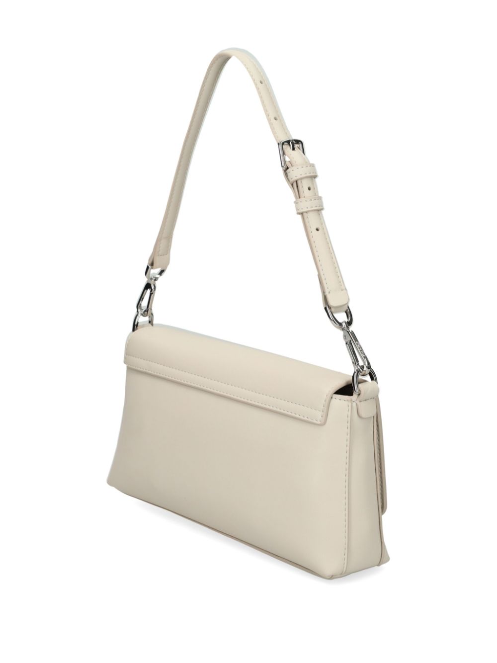 Calvin Klein Logo Convertible cross body bag - PEG SAND PEBBLE