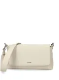Calvin Klein Logo Convertible cross body bag - PEG SAND PEBBLE