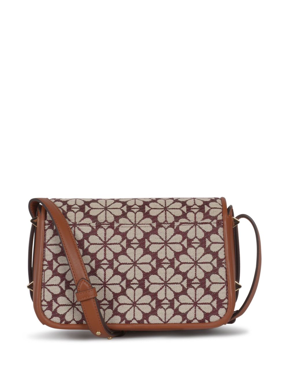 Kate Spade small floral-jacquard shoulder bag - Rood