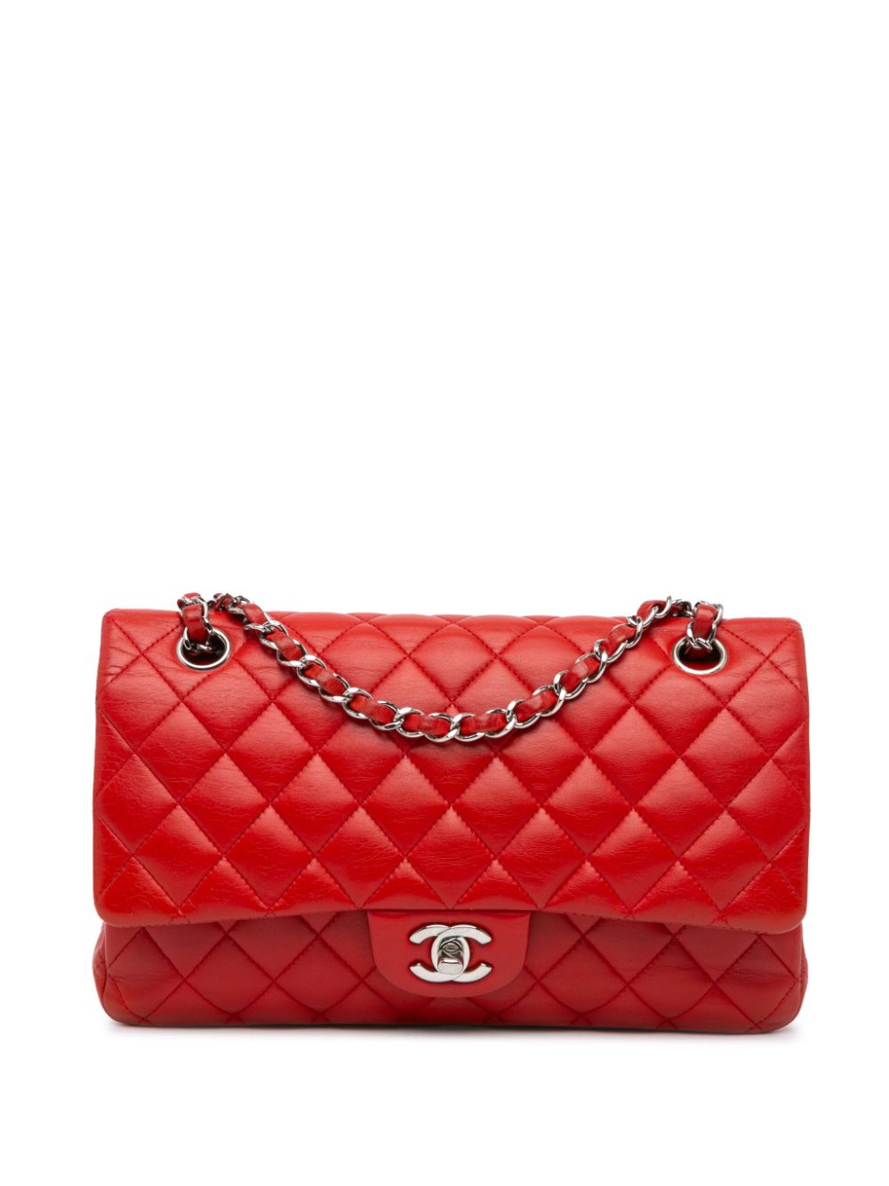 CHANEL 2011 Medium Classic Lambskin Double Flap shoulder bag Women