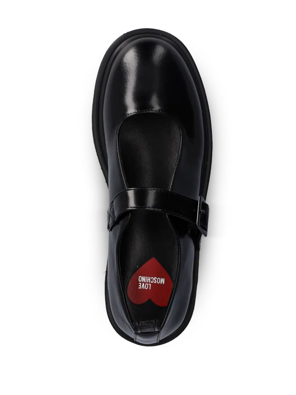 Love Moschino platform loafers Black