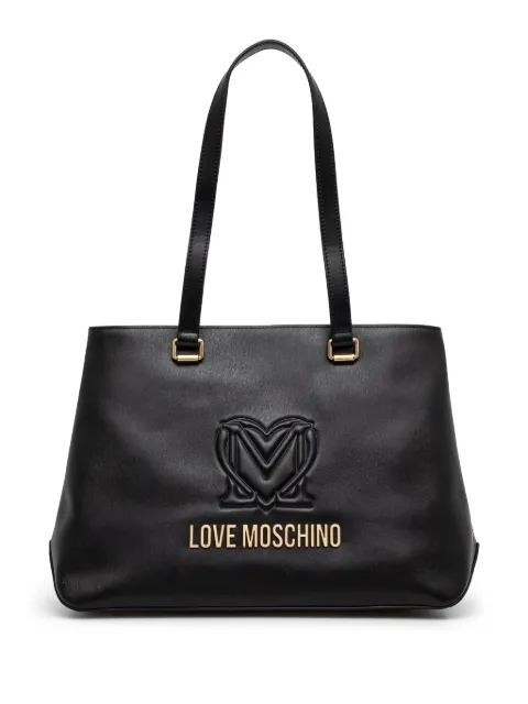 Love Moschino logo-plaque tote bag Women