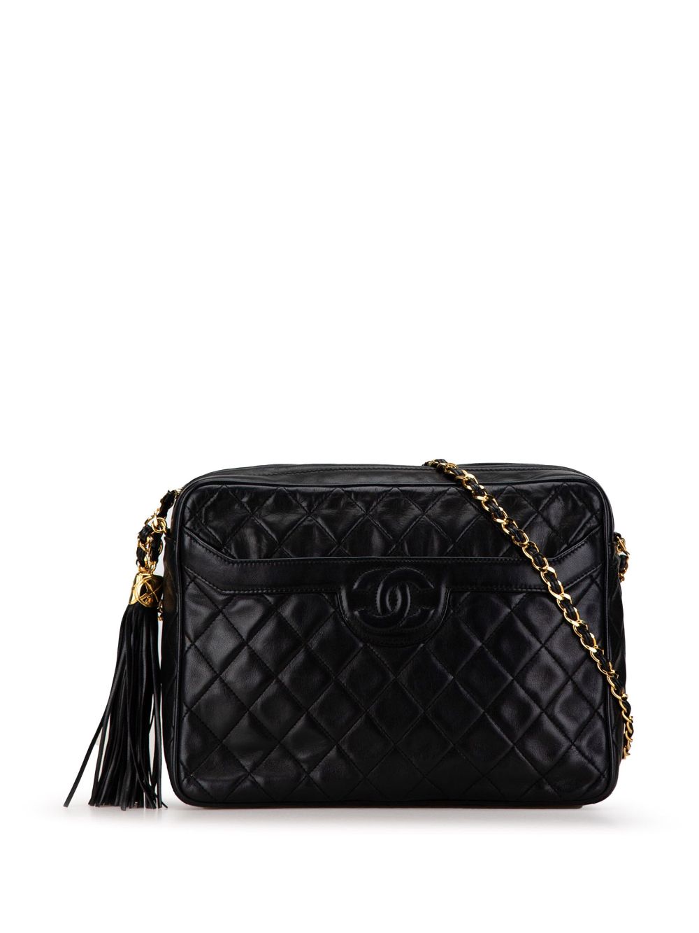 CHANEL Pre-Owned 1991-1994 Quilted Lambskin Tassel Camera crossbody bag WOMEN