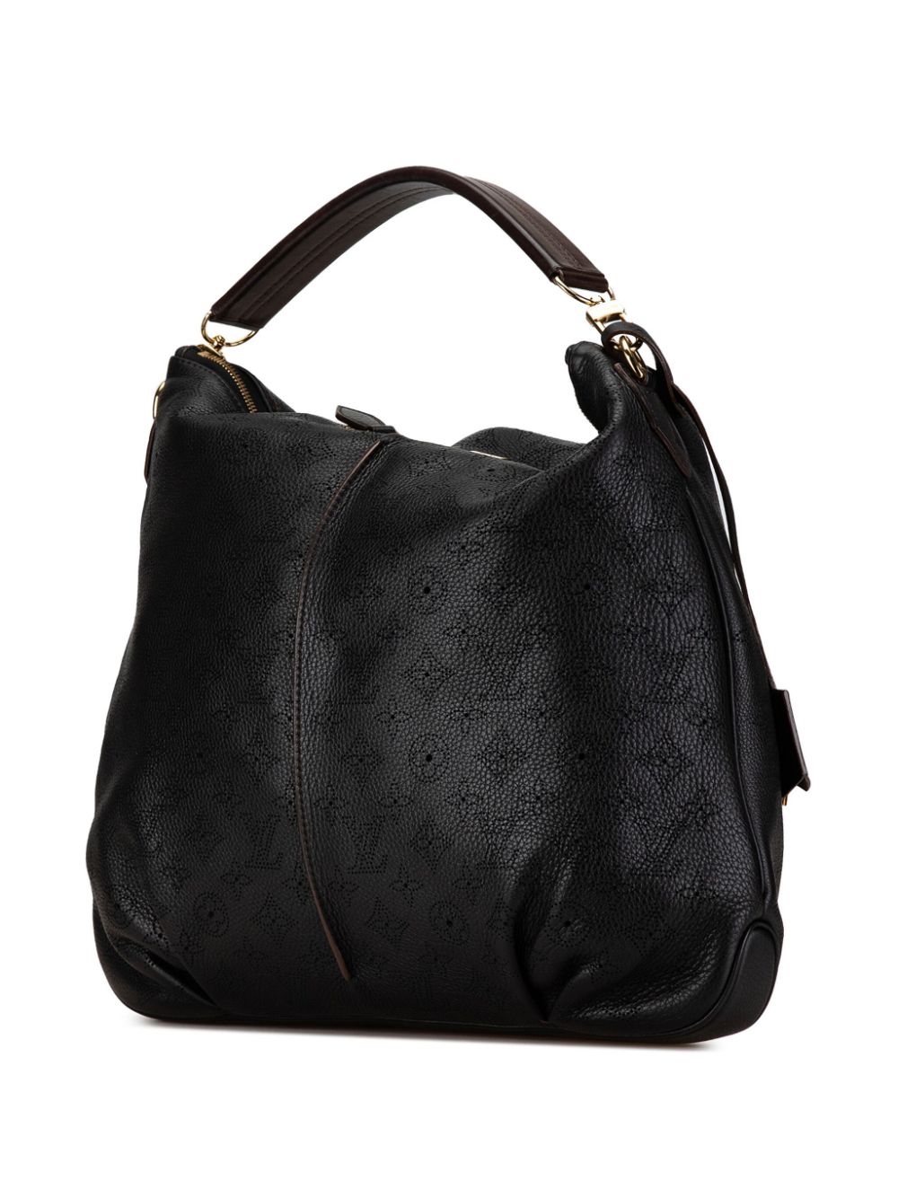 Louis Vuitton Pre-Owned 2012 Monogram Mahina Selene MM satchel - Zwart