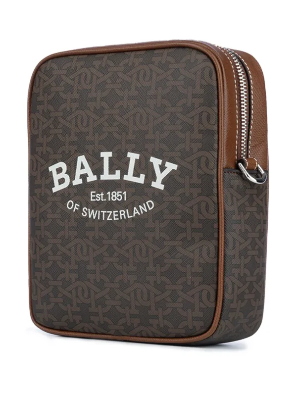 Bally レザー クラッチバッグ | ブラウン | FARFETCH JP