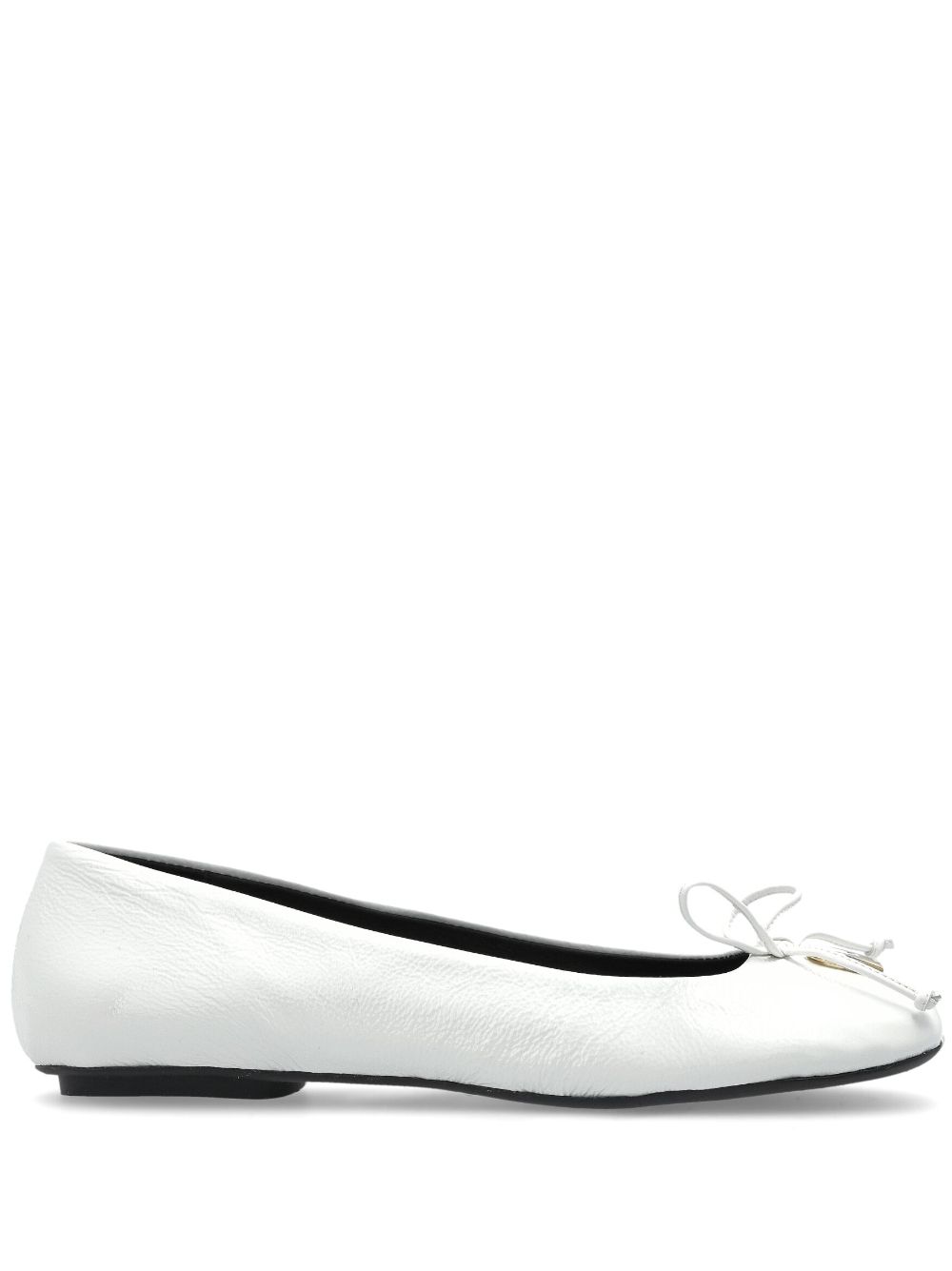 logo-plaque ballet flats