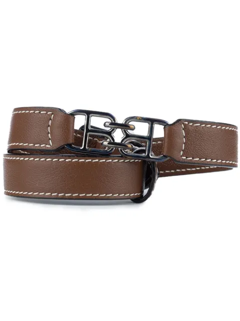 Bally logo-buckle belt