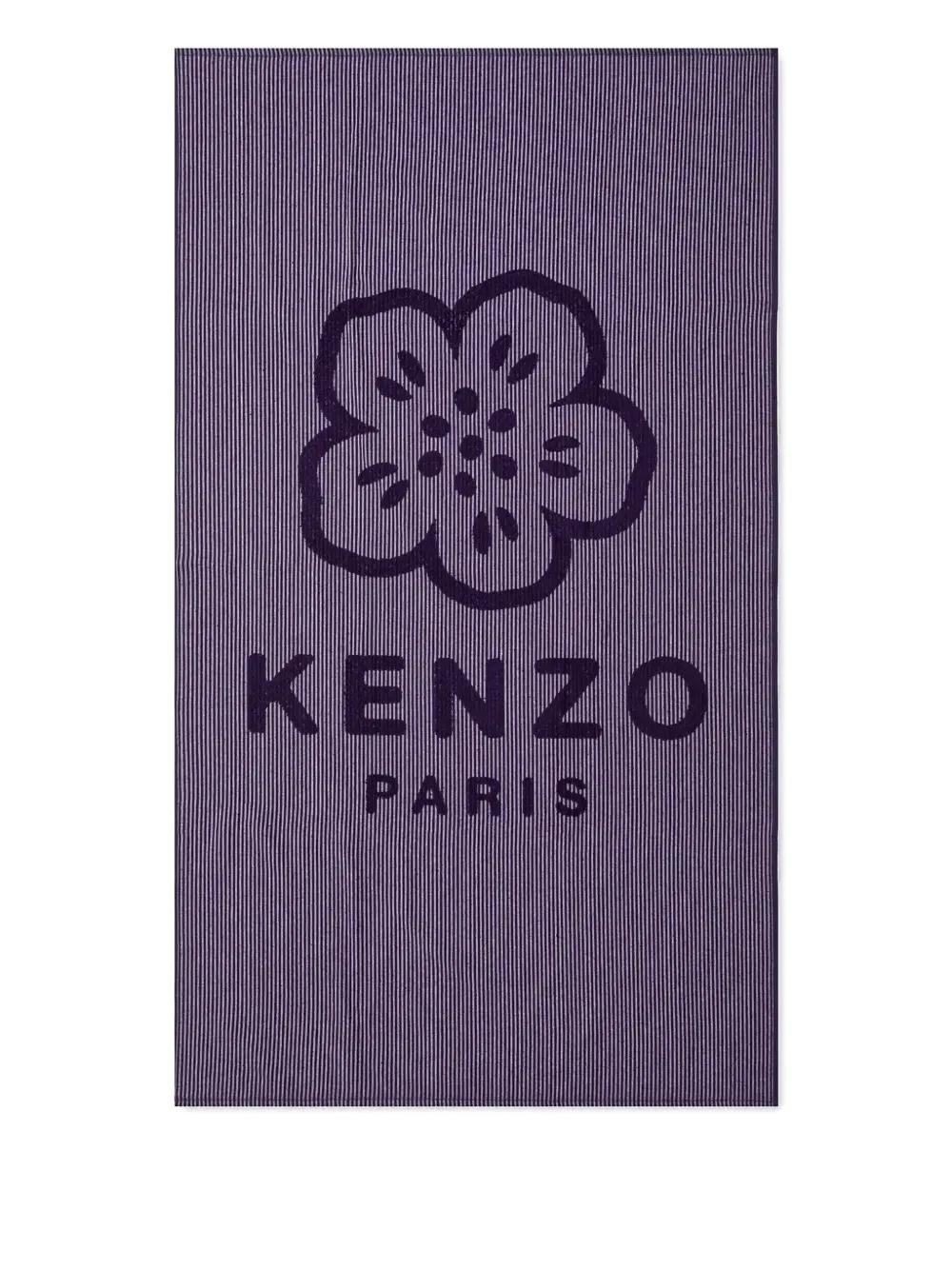 Kenzo Boke-flower striped bath towel | Purple | Image 1