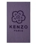 Kenzo Boke-flower striped bath towel - Purple