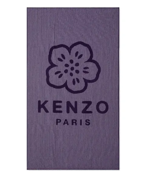 Kenzo Boke-flower striped bath towel