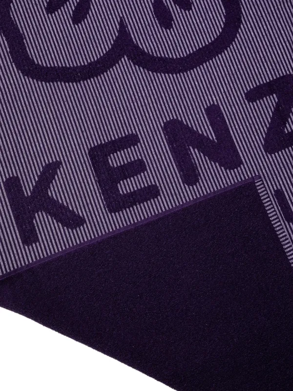 Kenzo Boke Flower ストライプ バスタオル | パープル | FARFETCH JP