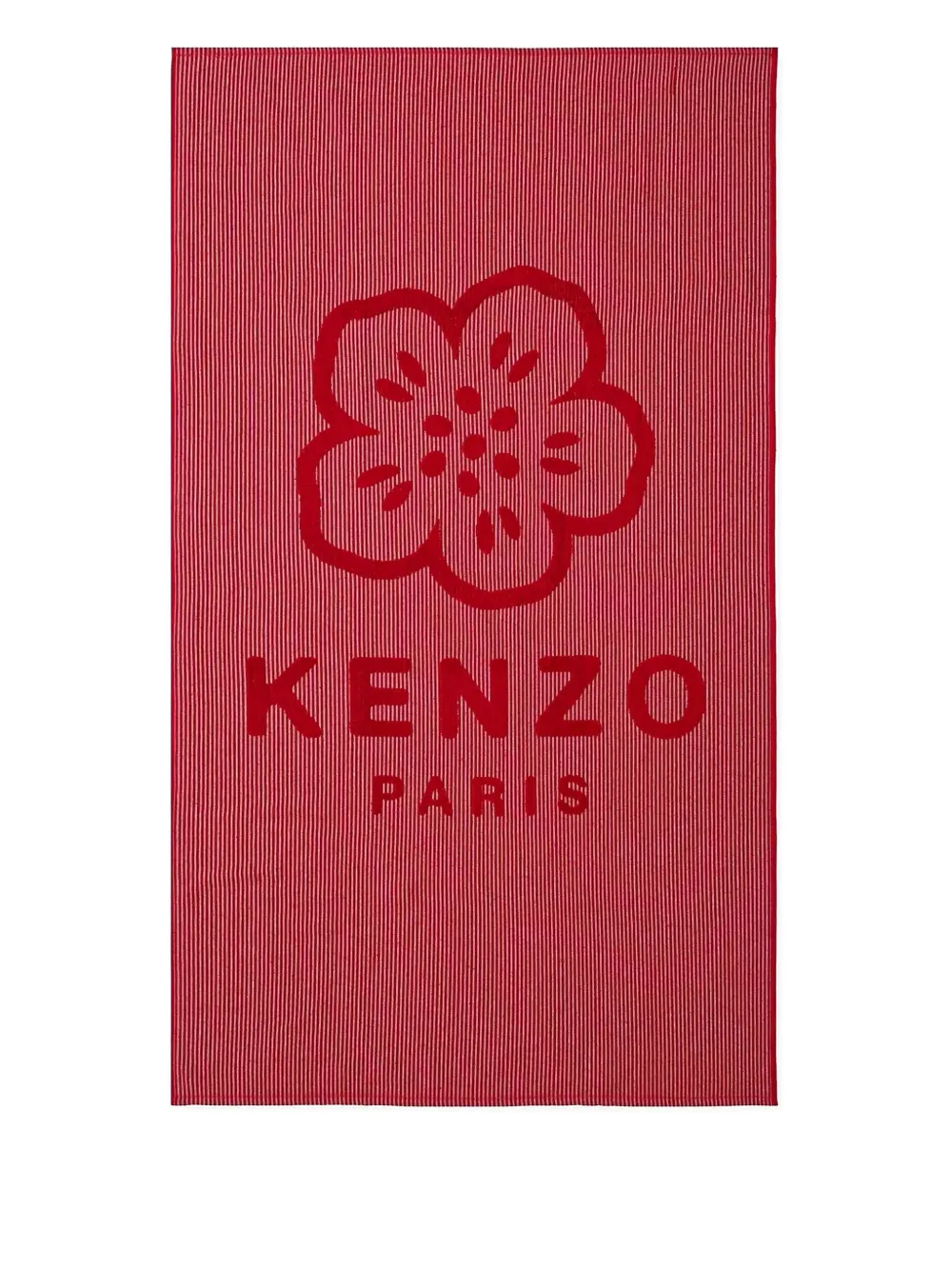 Kenzo Boke-flower striped bath towel | Red | Image 1