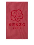 Kenzo Boke-flower striped bath towel - Red
