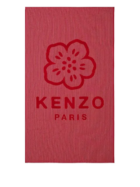Kenzo Boke-flower striped bath towel