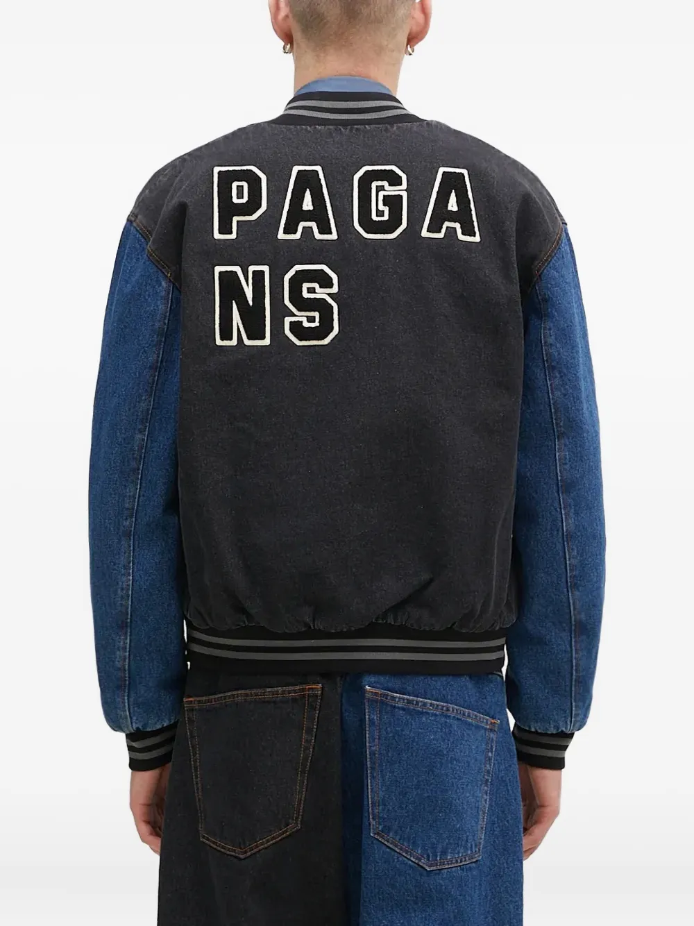 Aries Denim jack Zwart