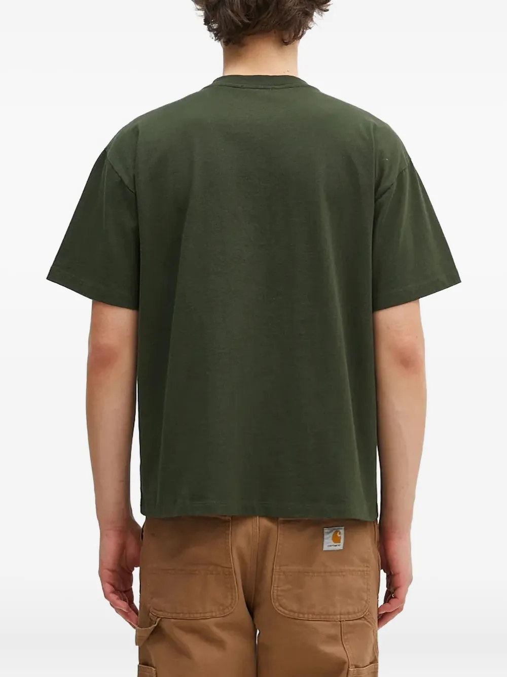 Aries T-shirt met grafische print Groen