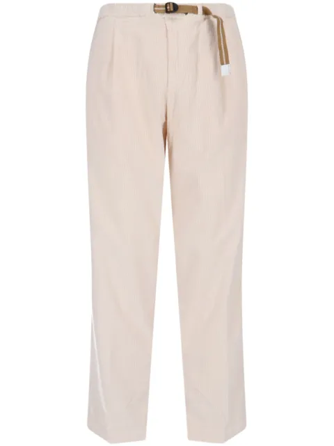 White Sand pantalones de canalé anchos