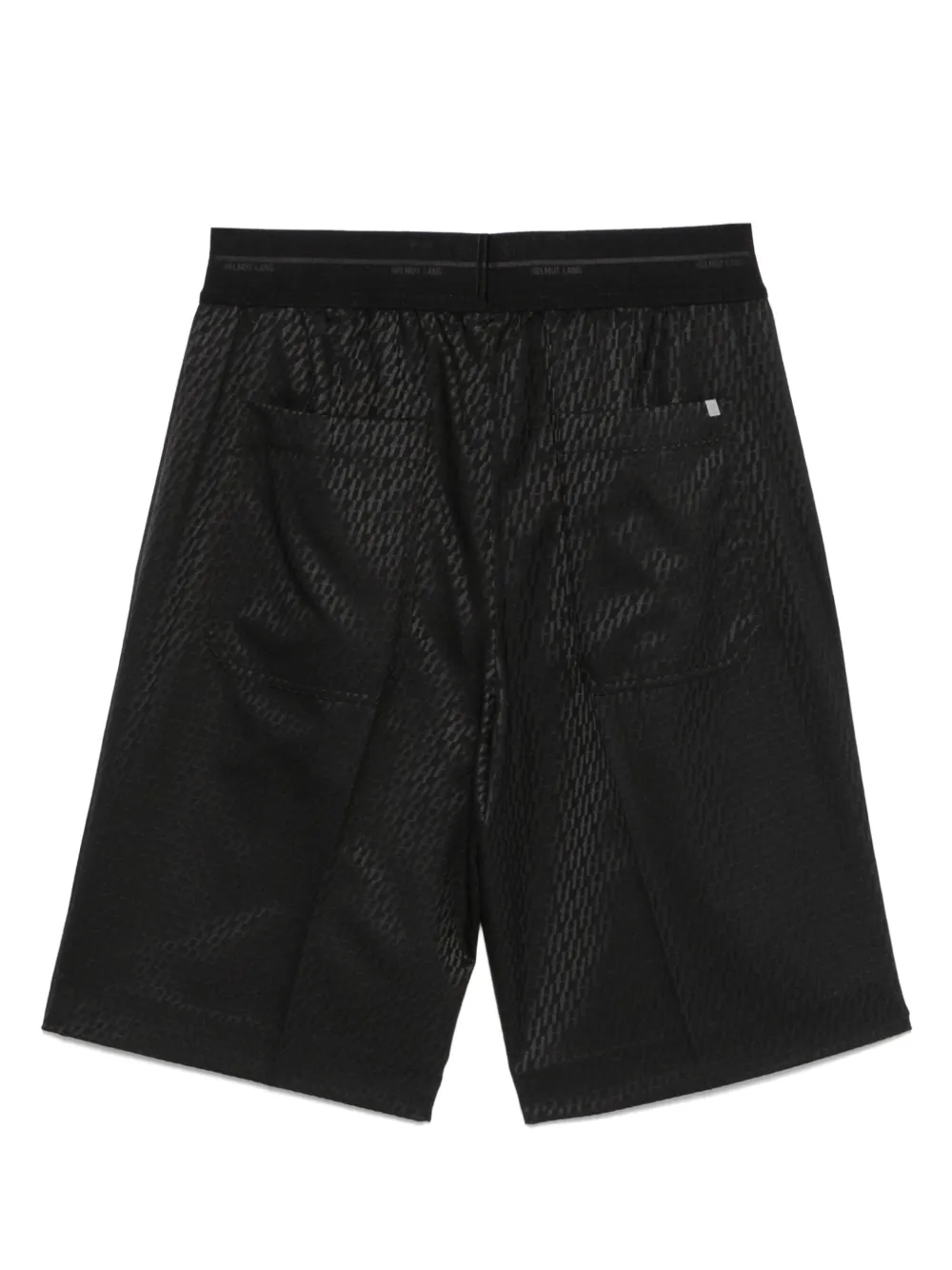 Helmut Lang Short Car Tailored In Black
