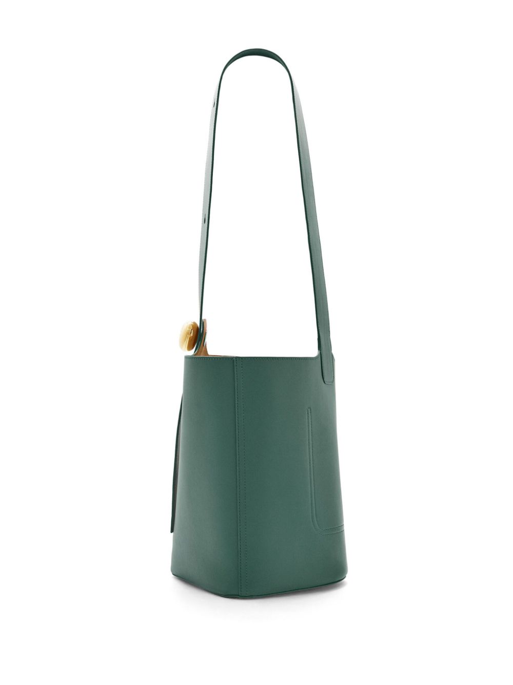 LOEWE medium Pebble bucket bag - Groen