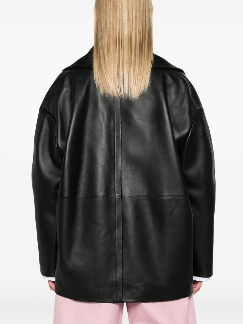 LOEWE leather blazer Women