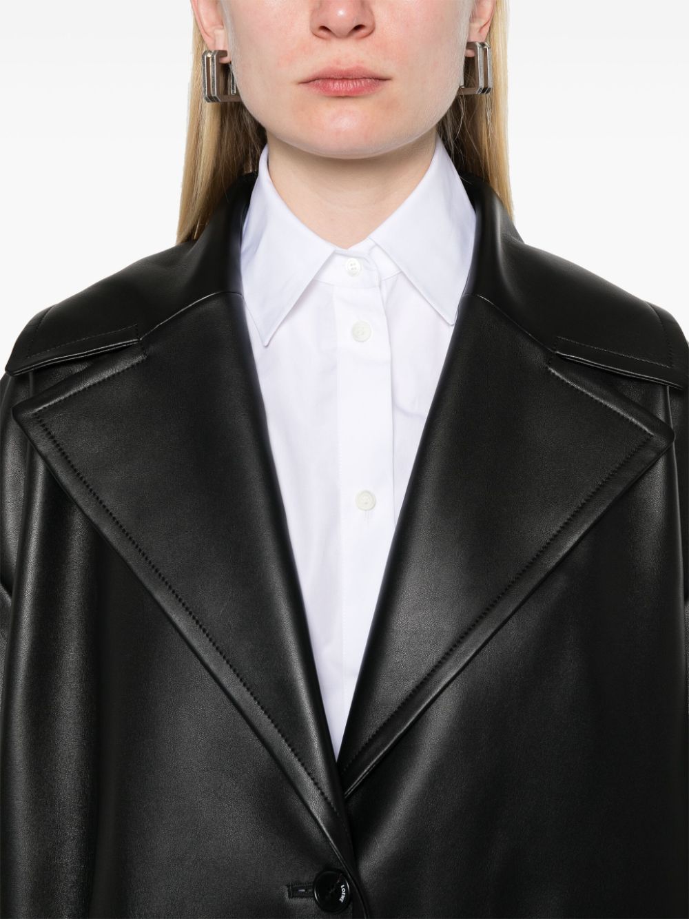 LOEWE leather blazer Women