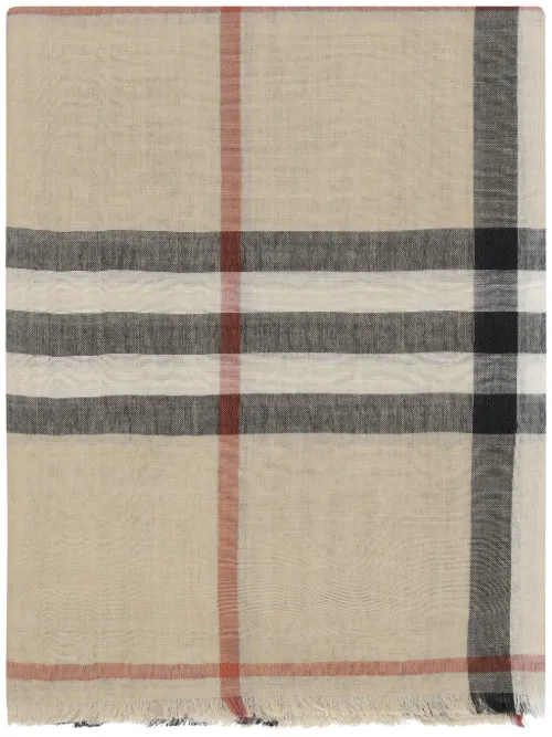 Écharpe à carreaux - Burberry - Modalova