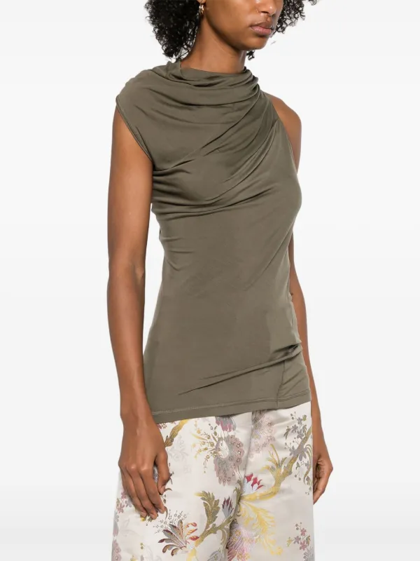 Helmut Lang Wind Top | Green | FARFETCH
