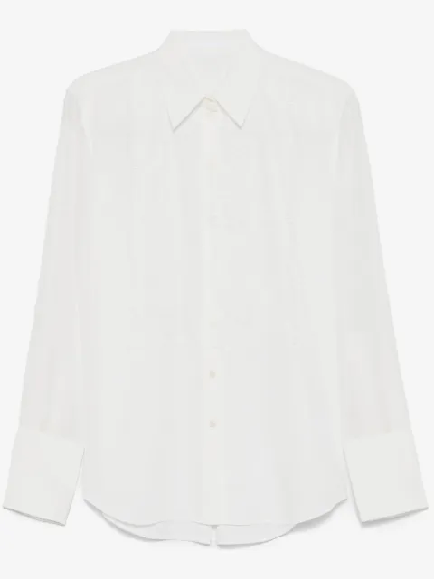 Helmut Lang Camisa com detalhe de renda