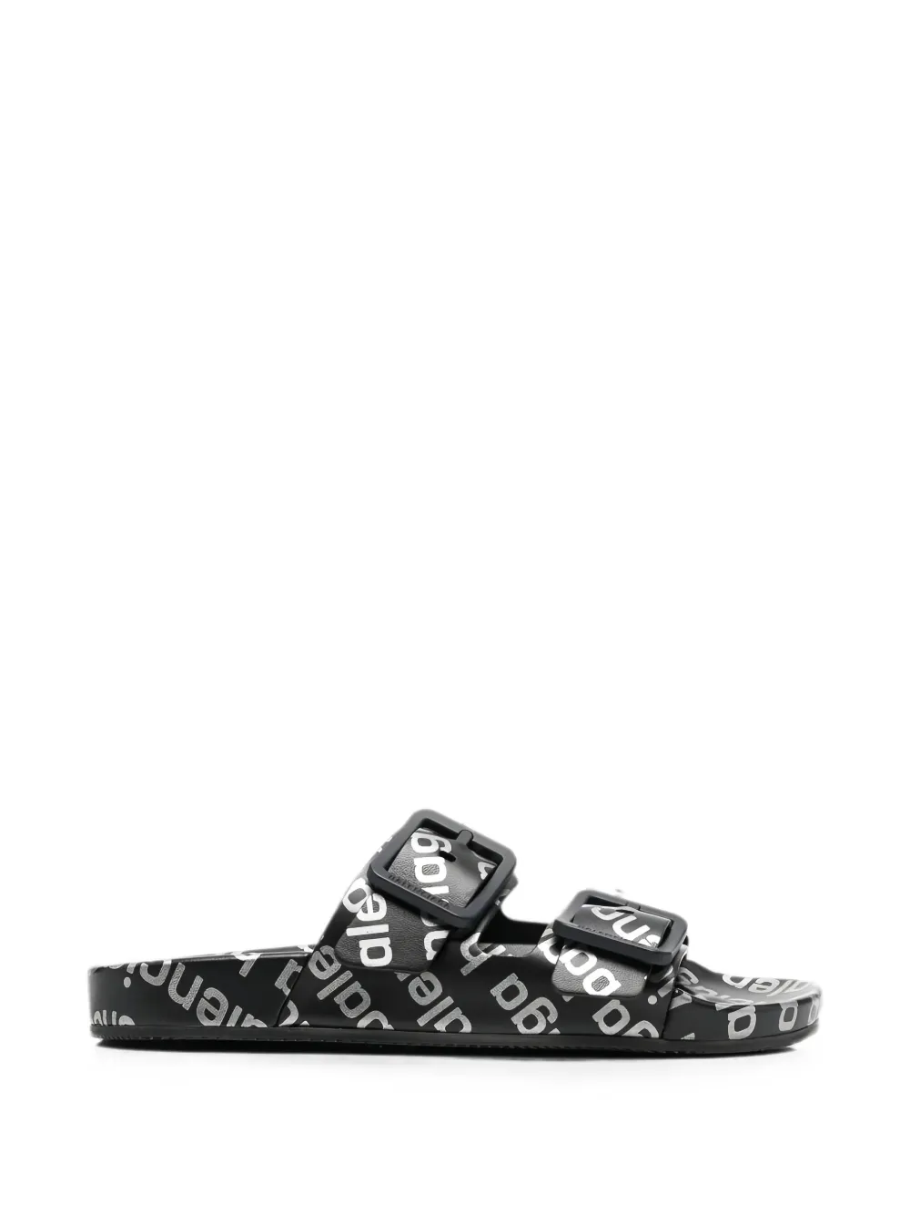 Balenciaga Mallorca logo-print sandals Zwart