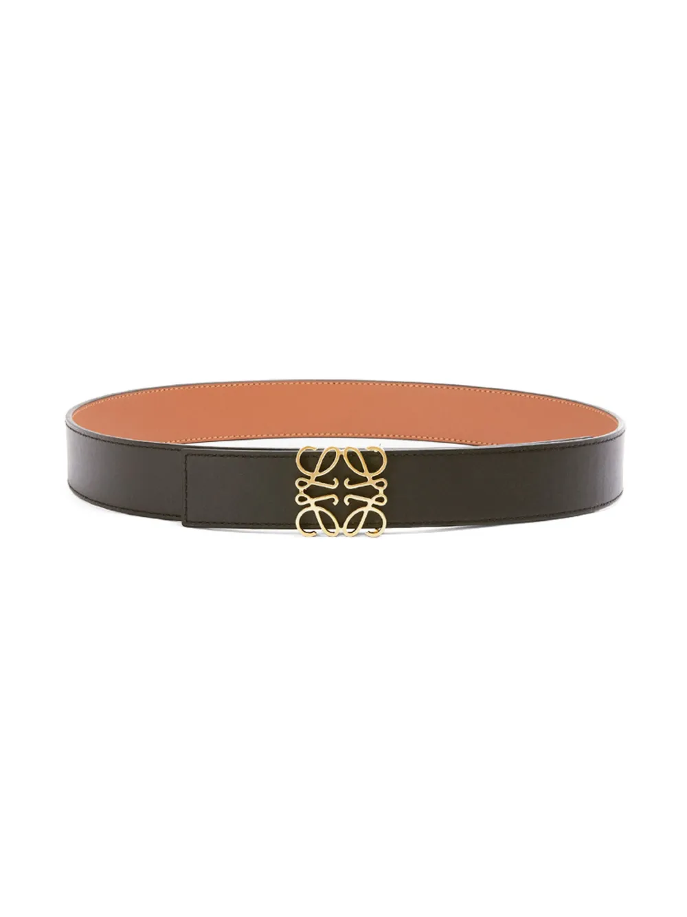 LOEWE Omkeerbare Anagram riem - Bruin