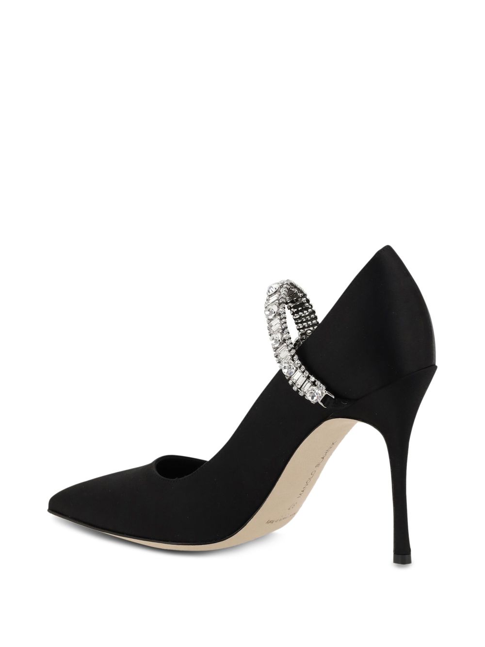 Manolo Blahnik Verfraaide pumps Zwart