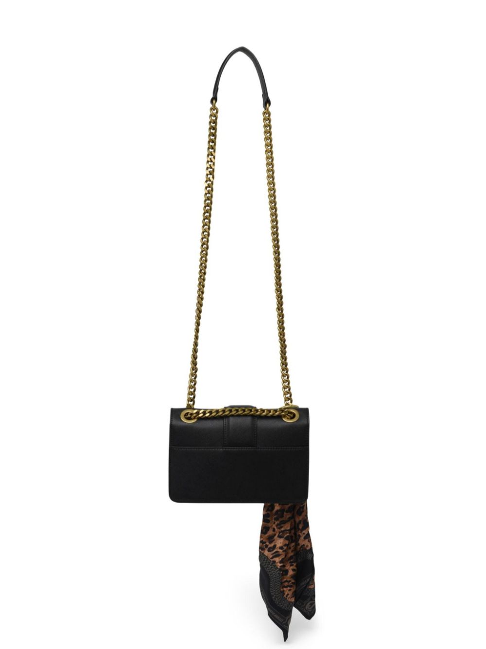 Just Cavalli scarf-detail shoulder bag - Zwart