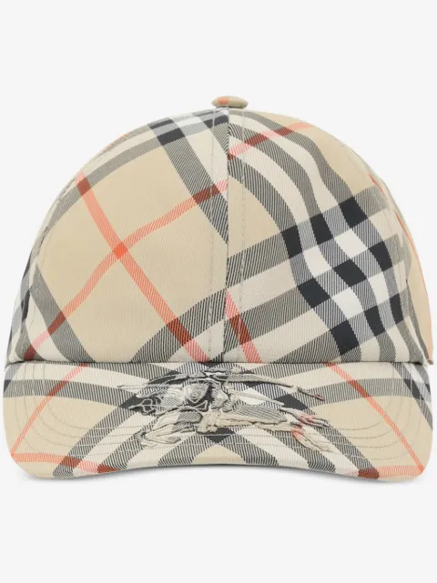 Burberry Check Knight baseball cap