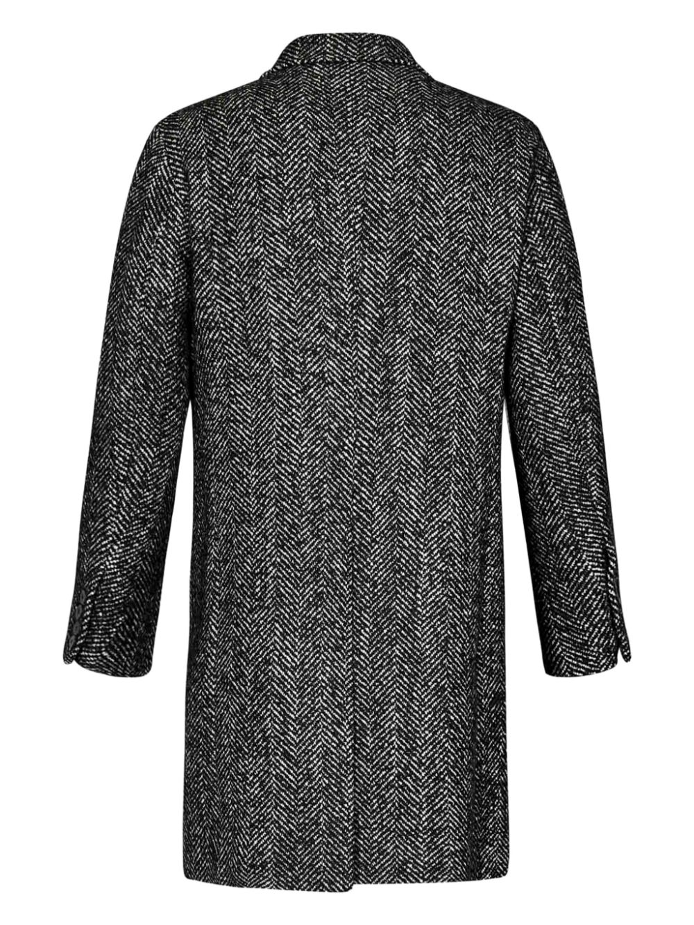 FRANZESE COLLECTION London single-breasted coat - Zwart