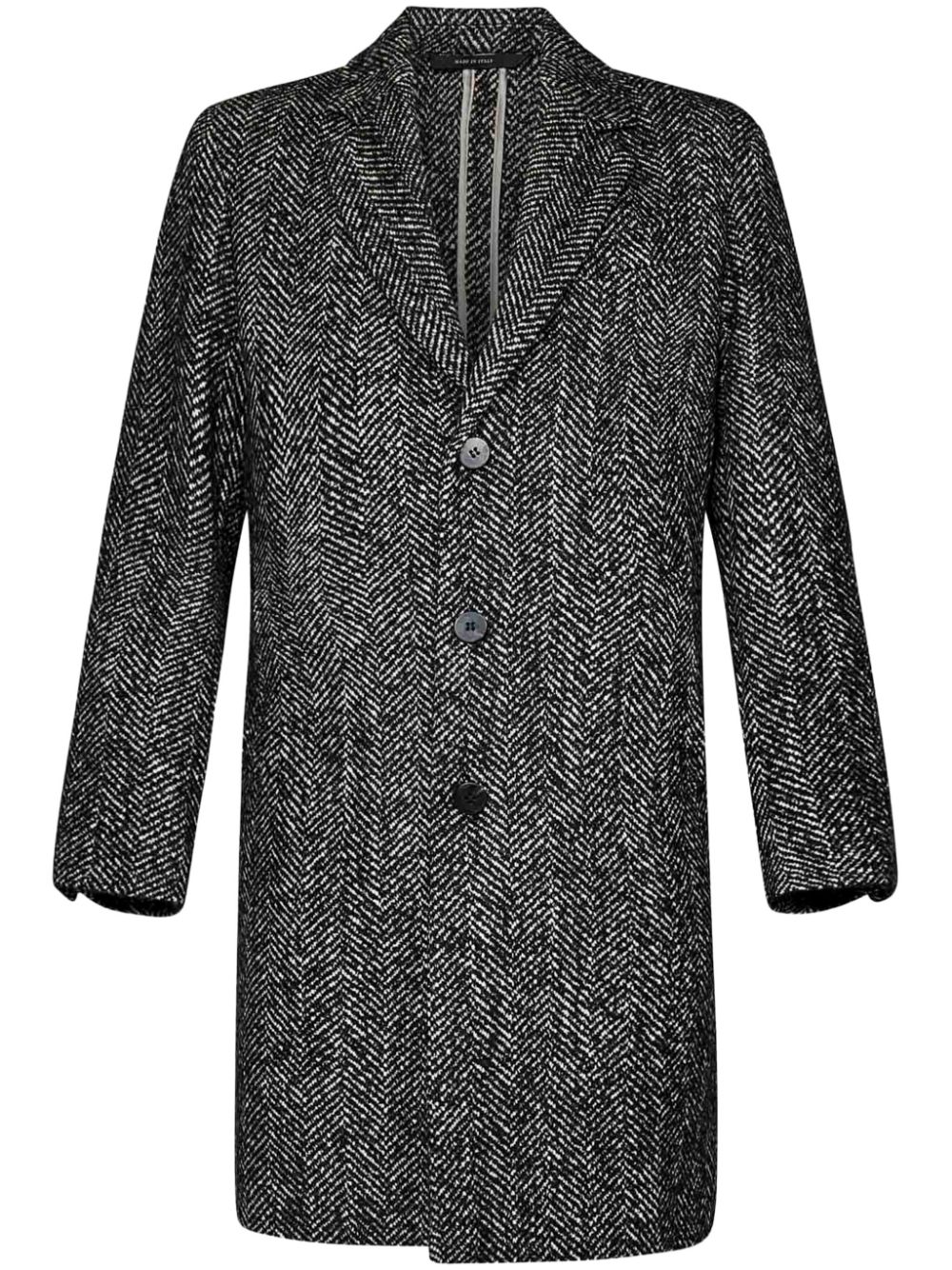 London single-breasted coat