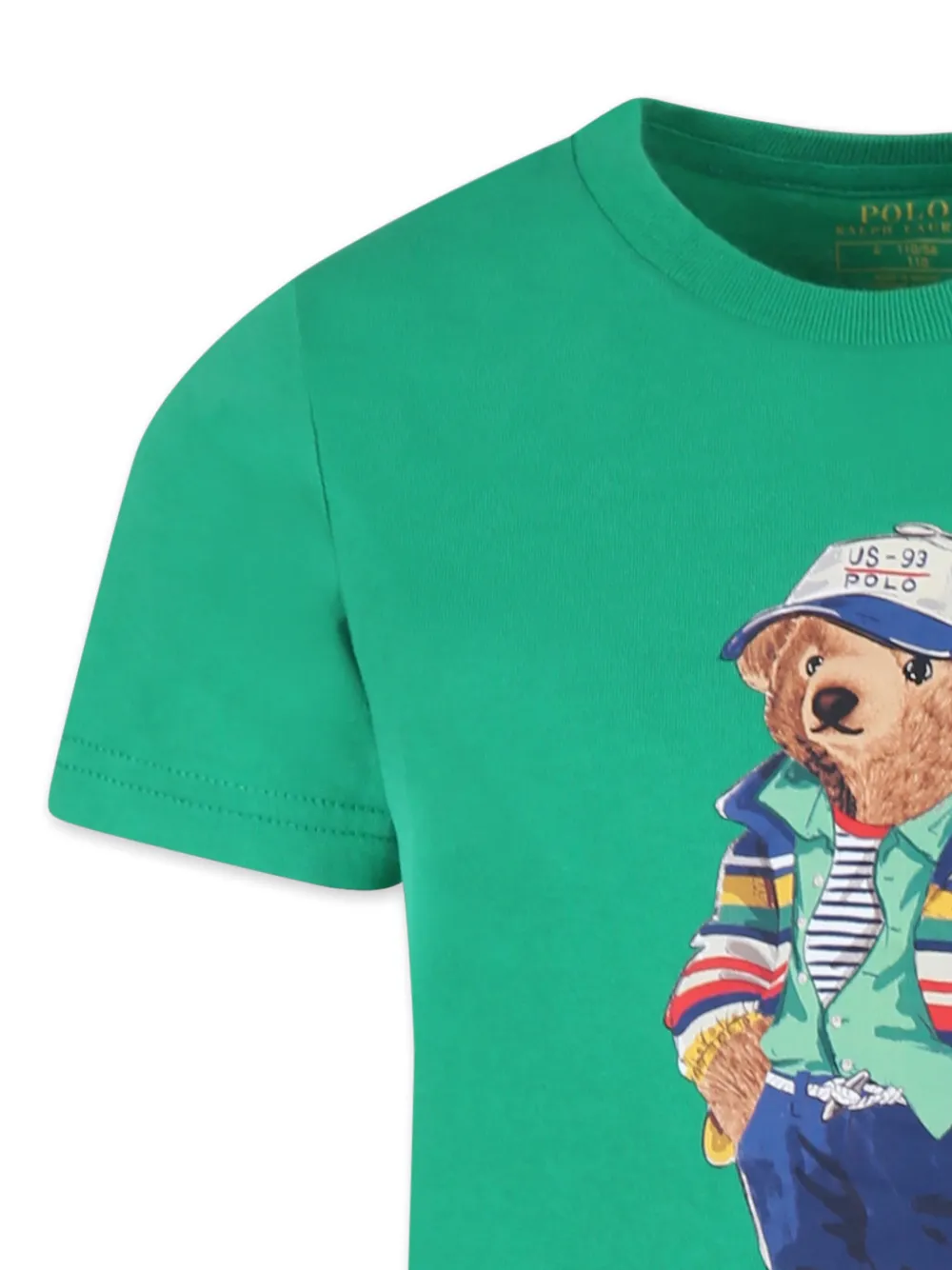 POLO RALPH LAUREN KIDS T-shirt met teddybeerprint Groen