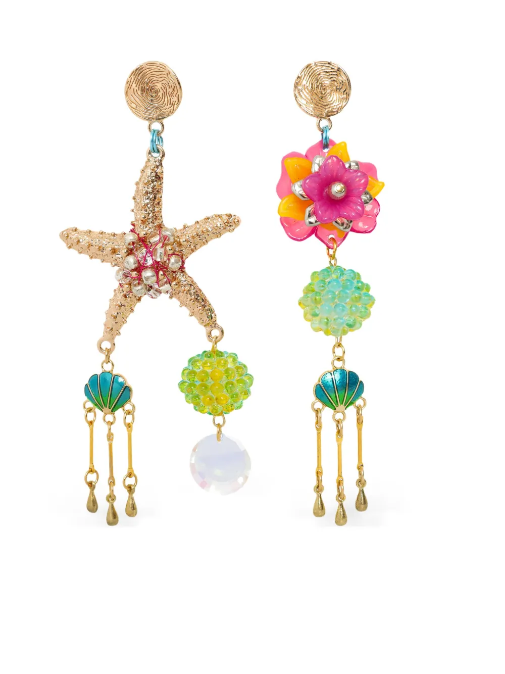 Amir Slama aretes largos Jade de AMIR SLAMA x Jade | dorado | Image 1
